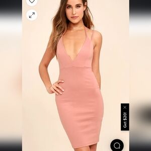 mauve dress